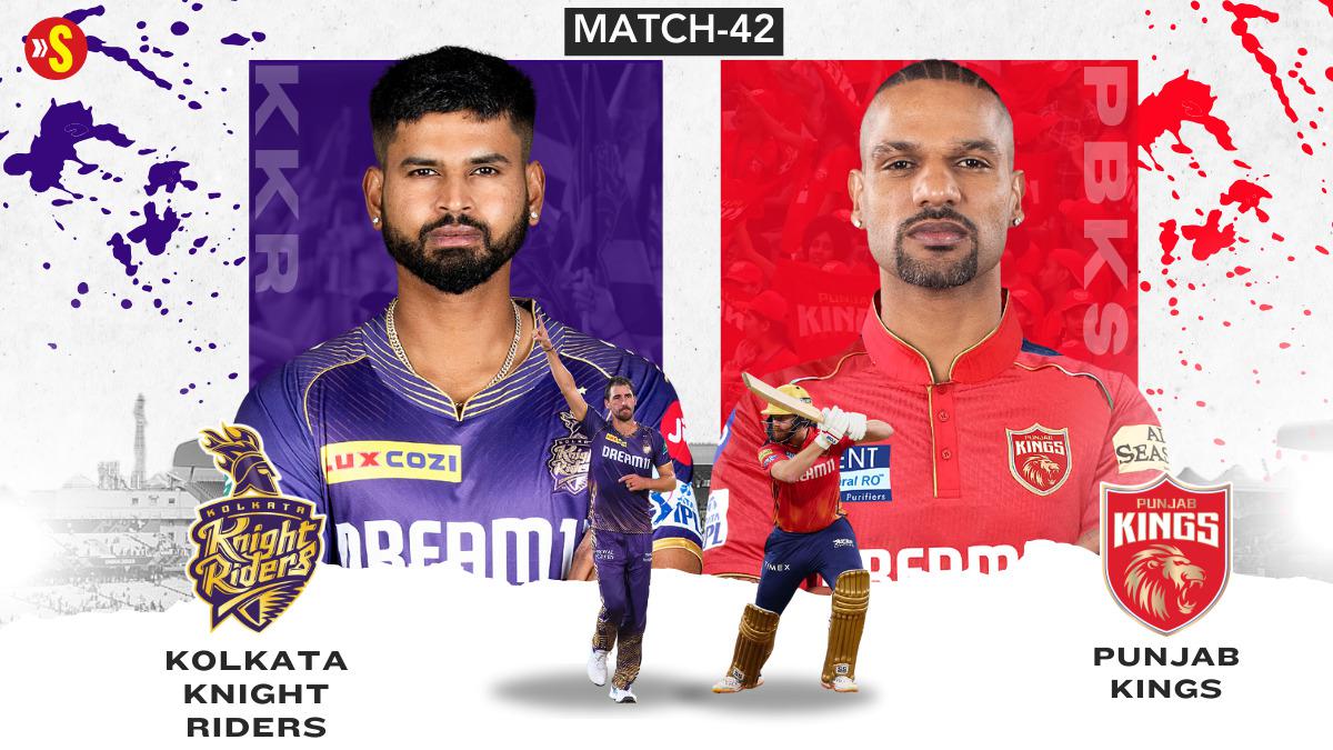 KKR vs PBKS Live score, IPL 2024: Salt, Narine give brisk start to Kolkata against Punjab; KKR 38/0 (3)